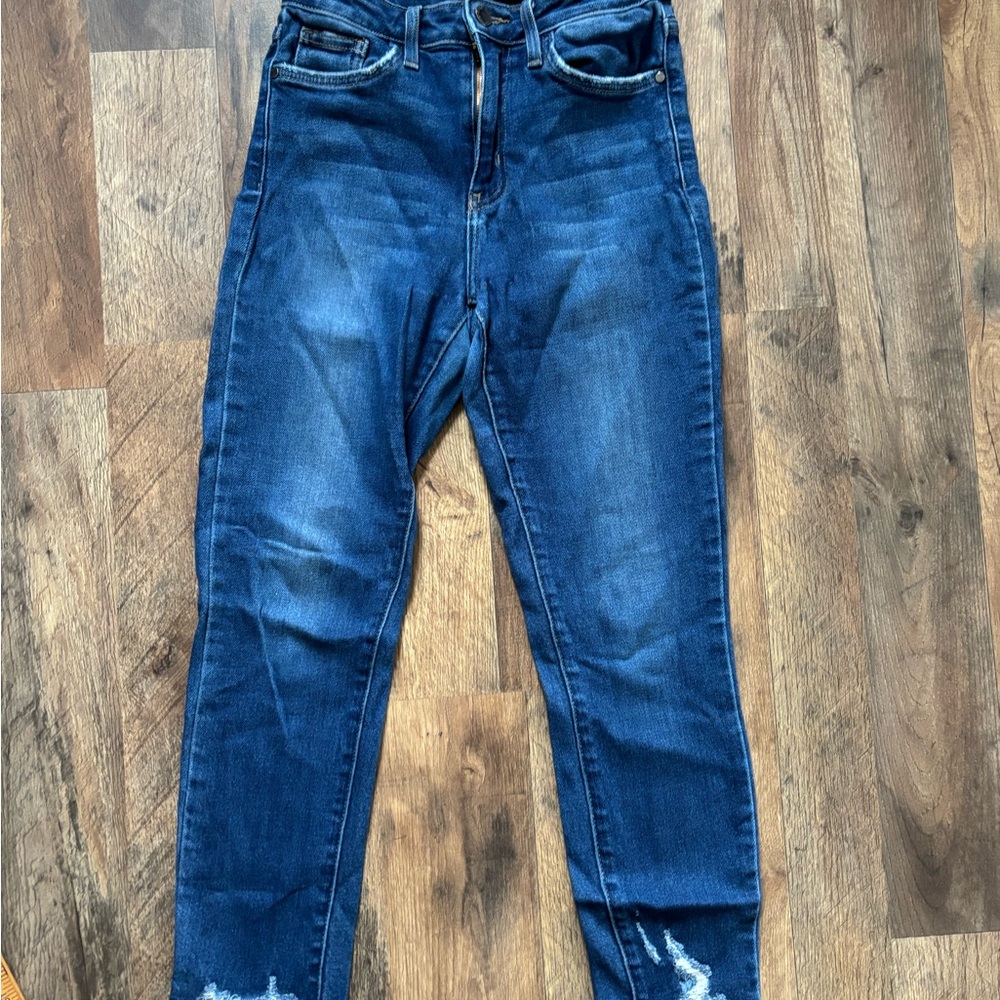 Just Black Dark Blue Skinny Jeans